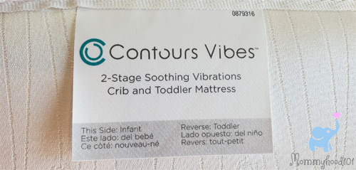 dual firmness contours vibes crib mattress