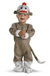 toddler costume sock monkey