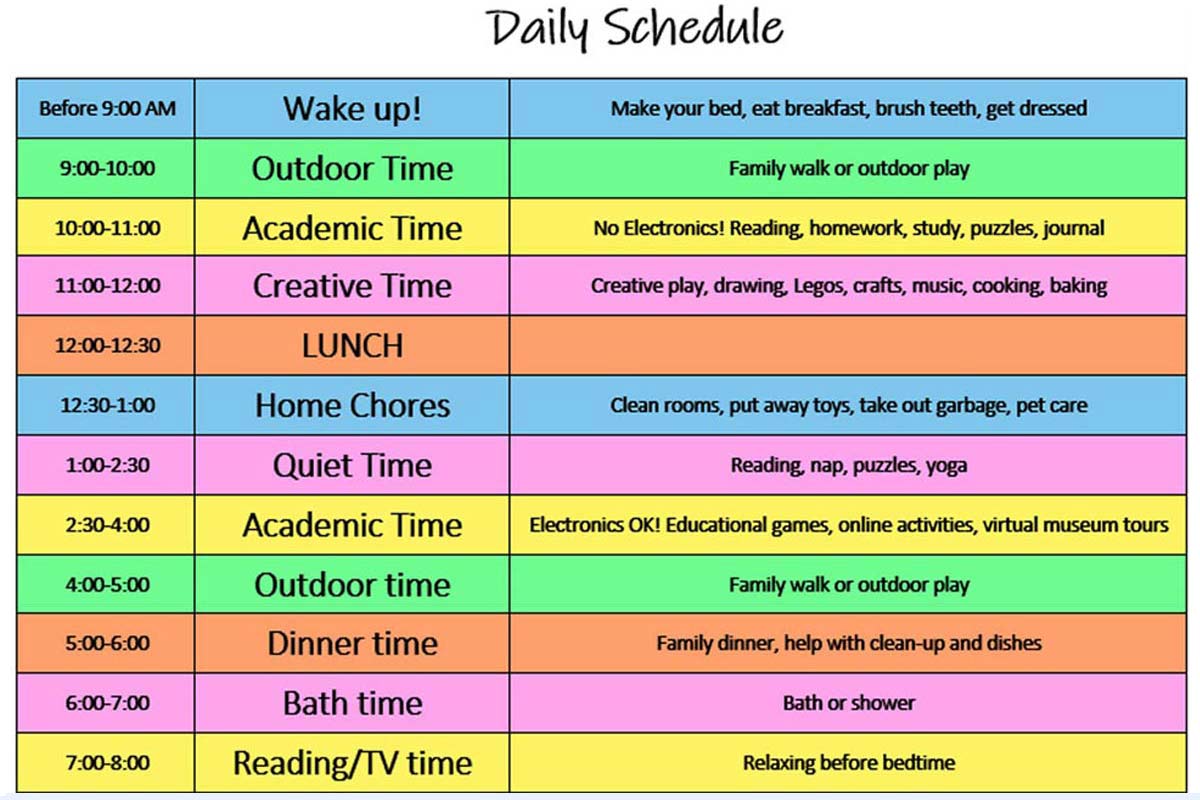 Baby Daily Schedule Template from mommyhood101.com