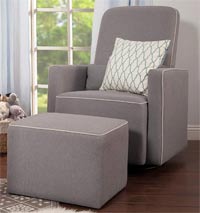 davinci olive nursery glider