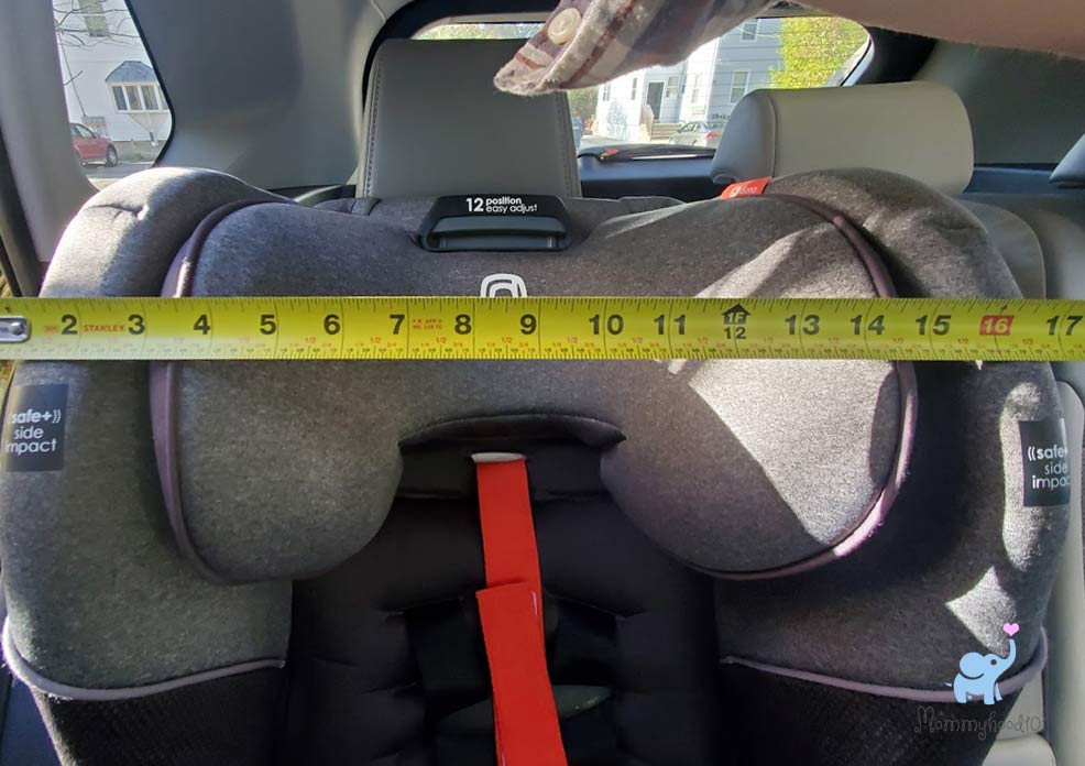 diono radian 3qx car seat dimensions