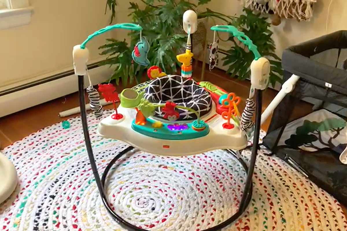 Fisher-Price Adorable Animals Jumperoo reviews in Baby Gear - Swings,  Jumpers & Bouncers - ChickAdvisor