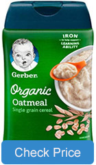 best organic baby food 2019 gerber organic cereal