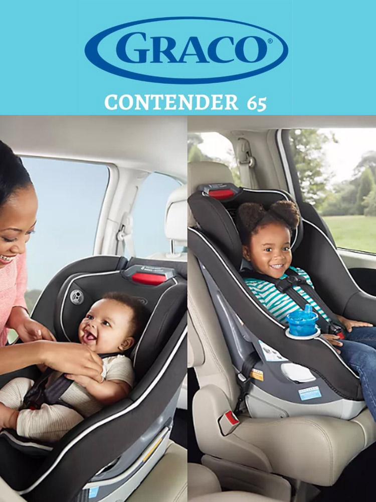 assorted seating positions of the graco contender 65 car seat