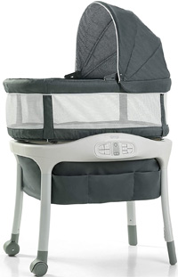 bassinet with zipper top