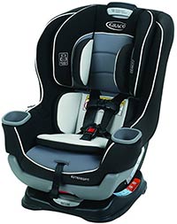 the Graco Extend2Fit convertible car seat
