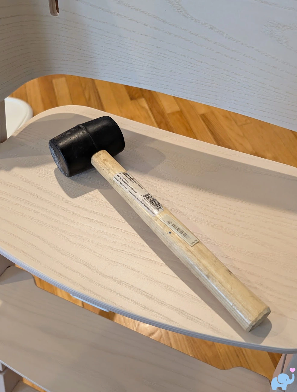 rubber mallet used during GrowPod assembly