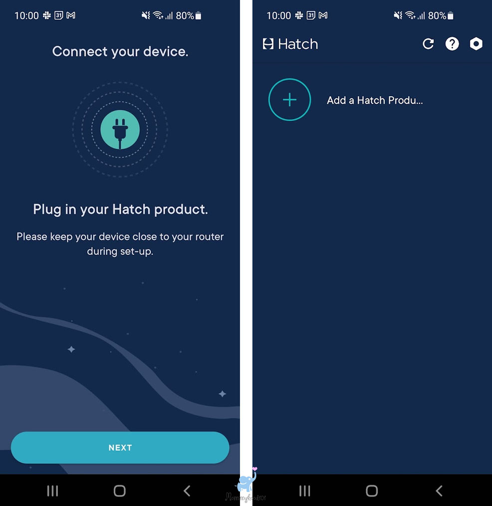 hatch rest app setup 1