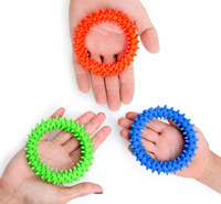 best sensory toys hedgehog spike rings
