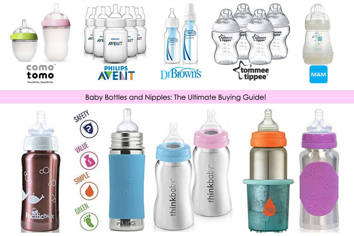 different kinds of baby bottles