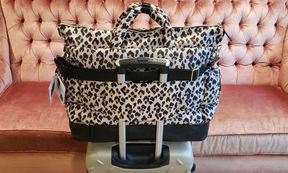 itzy ritzy dream weekender diaper bag suitcase attachment