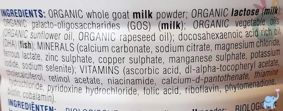 jovie stage 3 goat milk formula ingredients