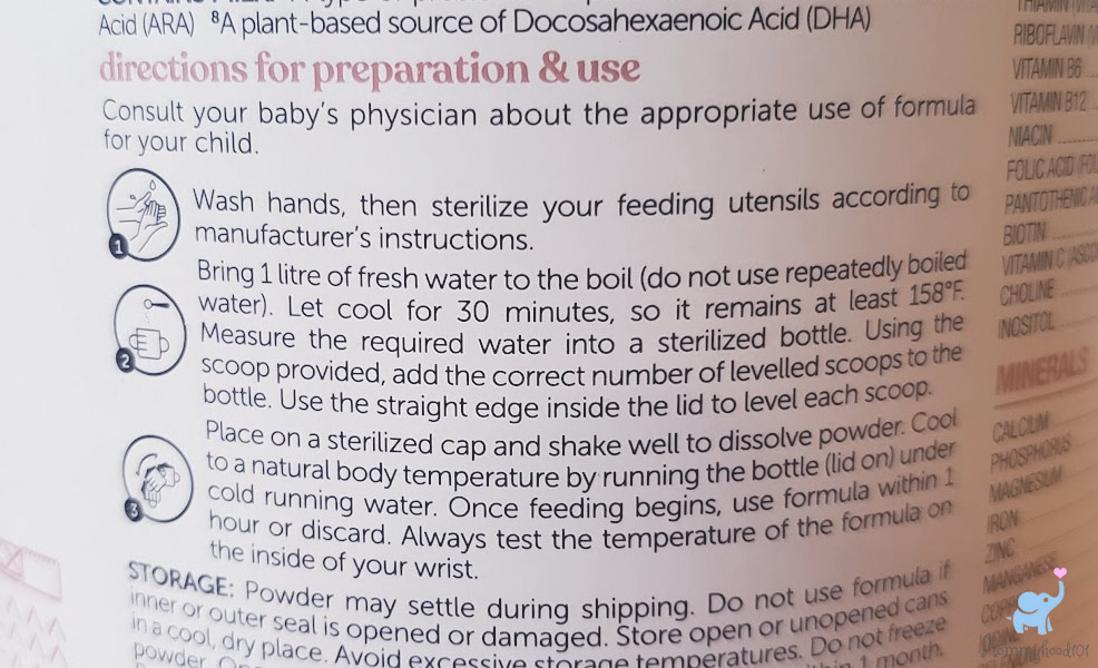 kendamil infant formula preparation