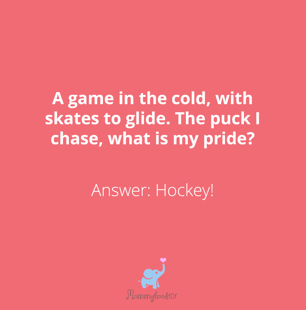 kids riddles about sports