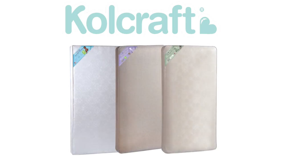 assorted versions of the kolcraft pure sleep therapeutic crib mattress