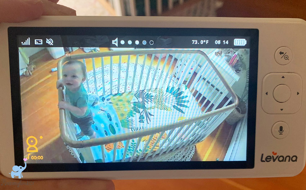 levana mila baby monitor daytime screen quality