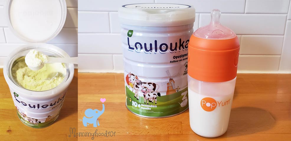 loulouka baby formula mixing preparation