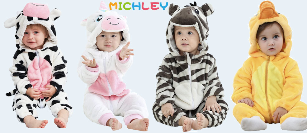 baby costumes michley animal rompers
