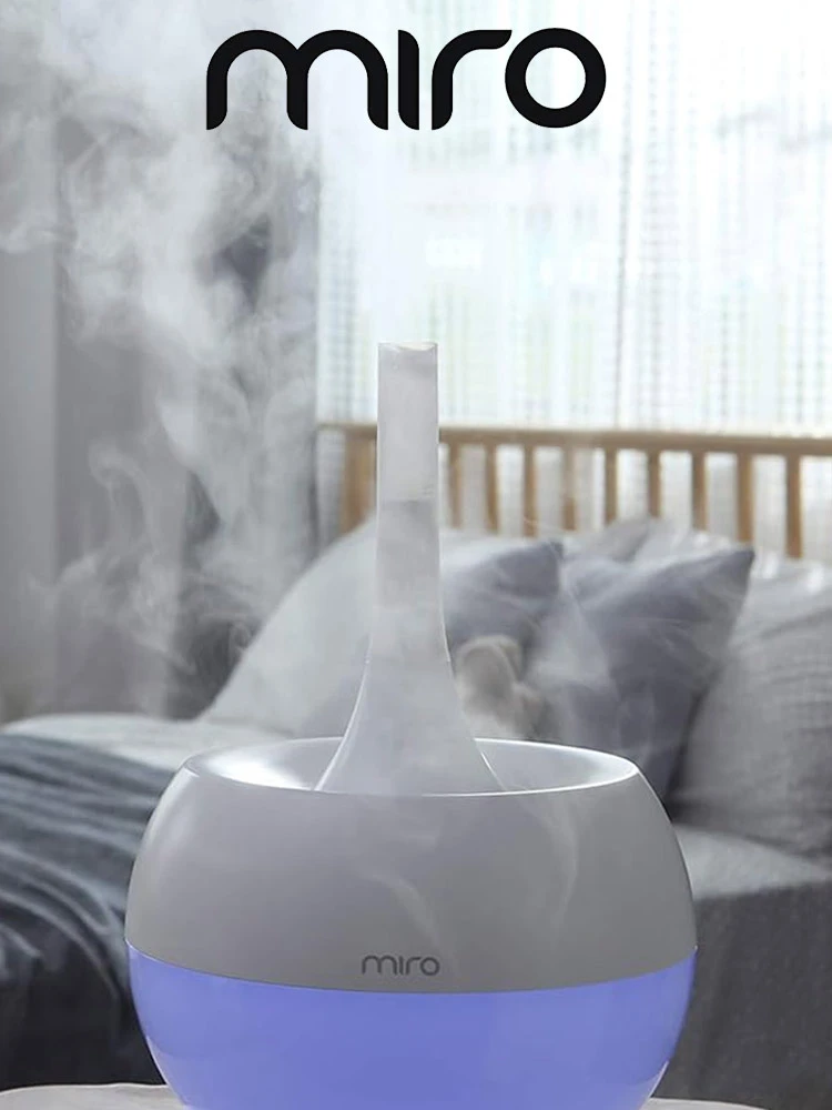 Miro cool mist humidifier in pink color