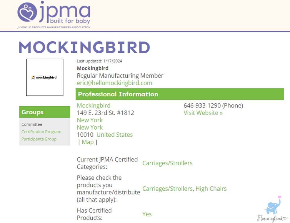 mockingbird jpma certification