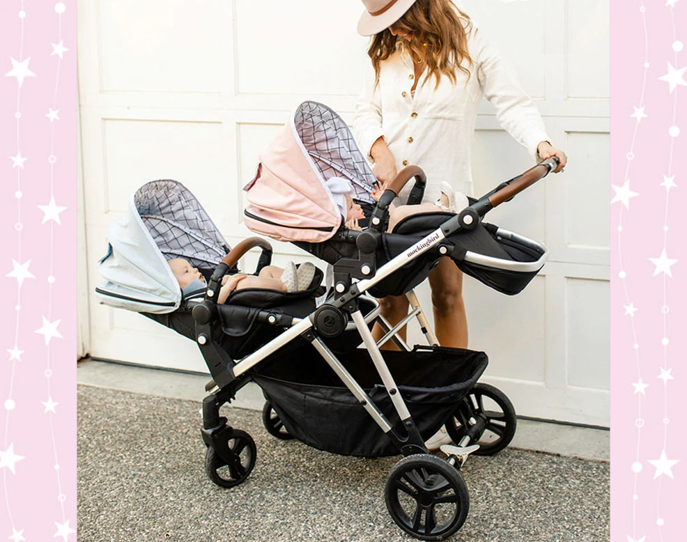 mockingbird single to double stroller review