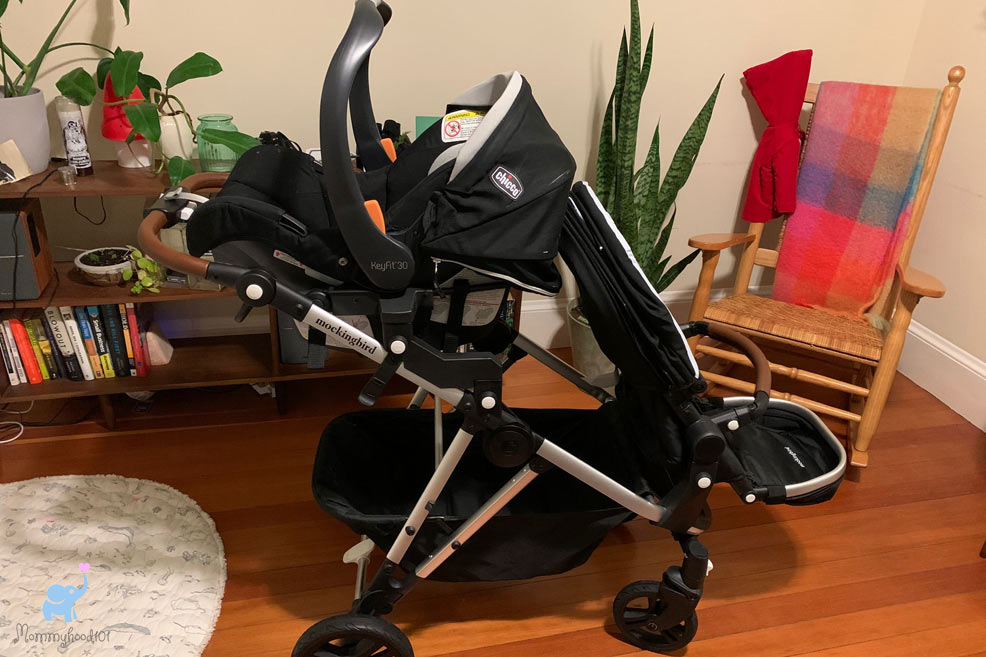 mockingbird double stroller weight