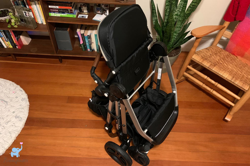 mockingbird single to double stroller review folding