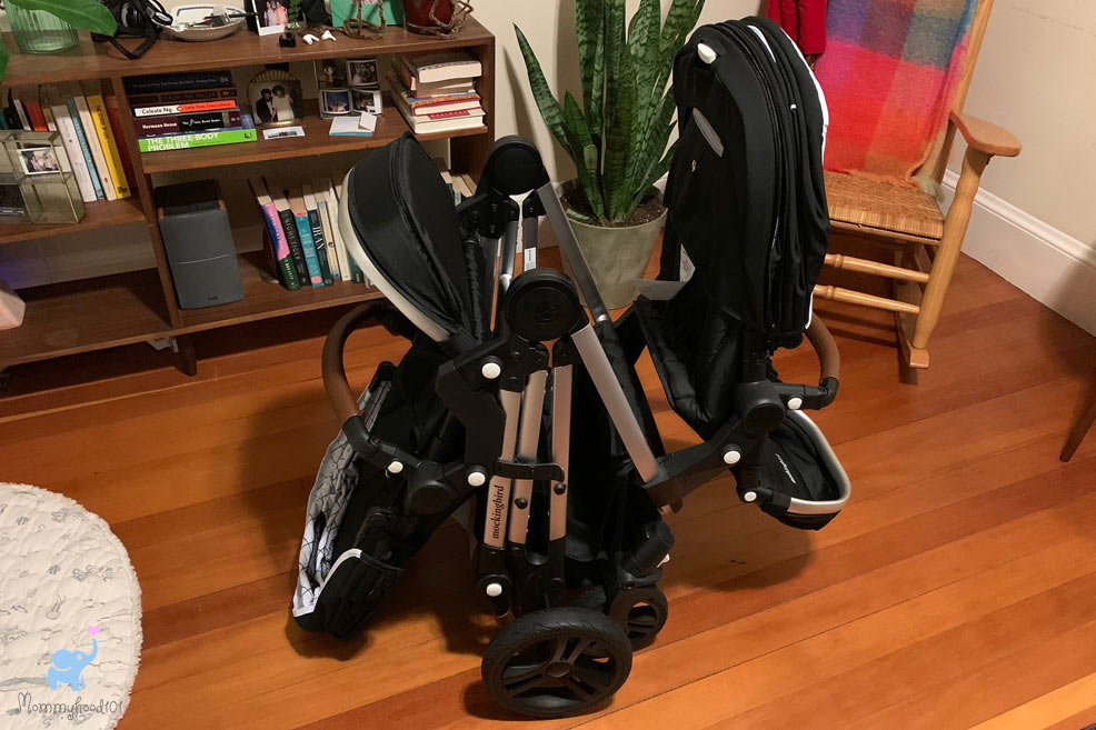 mockingbird single to double stroller review folding with two seats