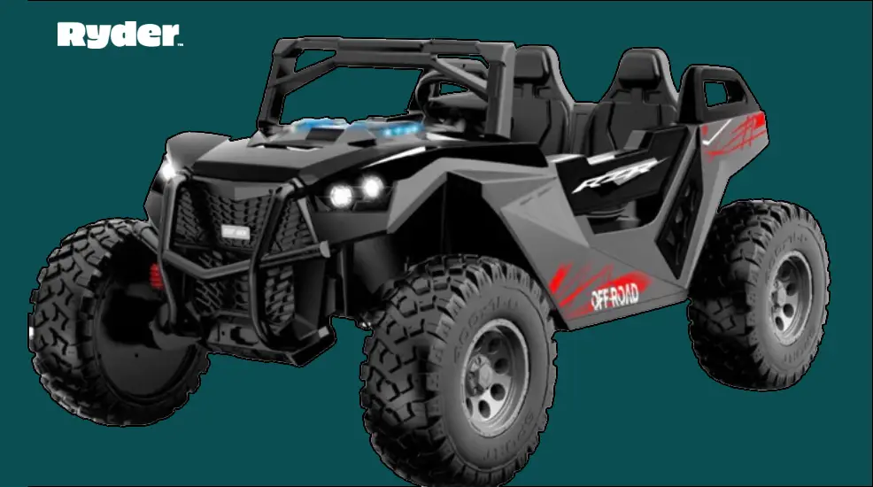 the ryder buggy Ride-On Electric Toy in grey color