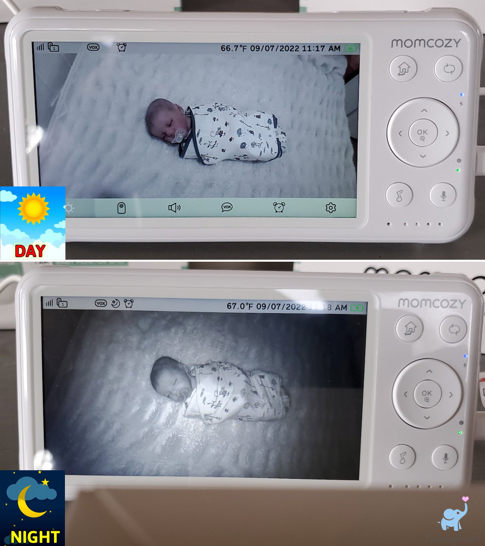 momcozy baby monitor night vision