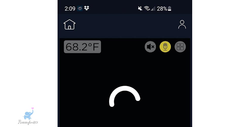 motorola baby monitor smartphone loading