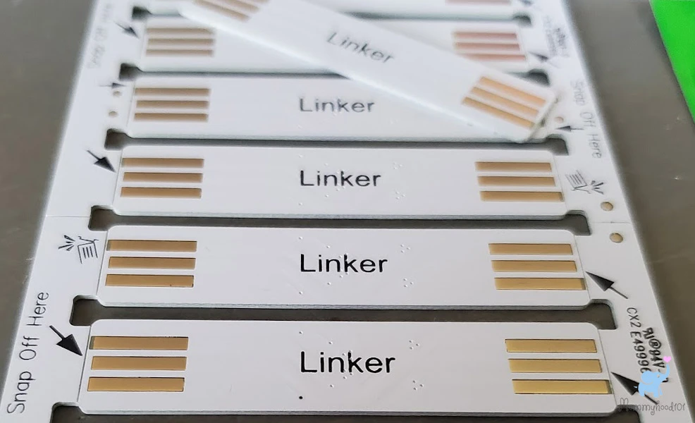 linkers to carry electricity between the light panels of the nanoleaf canvas