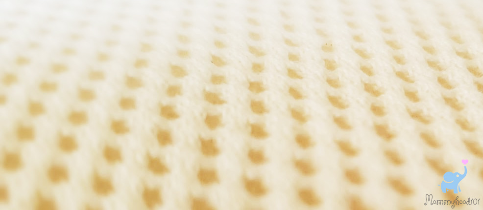 breathable surface on the naturepedic crib mattress