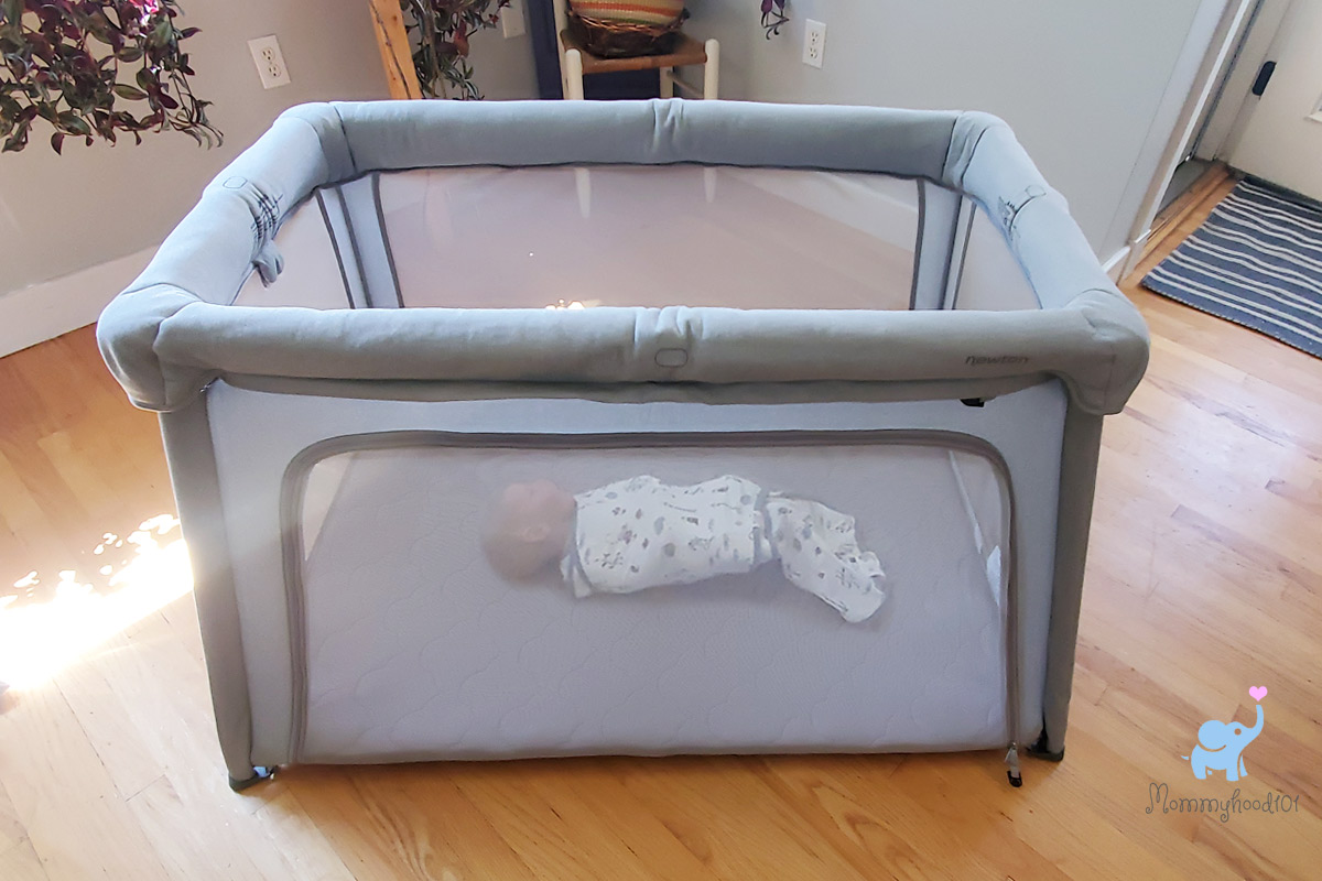 review of the newton travel crib and play yard