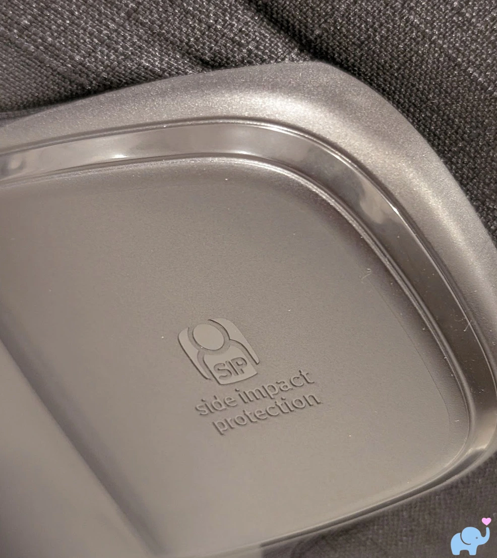 nuna revv maxx outer side impact protection close-up