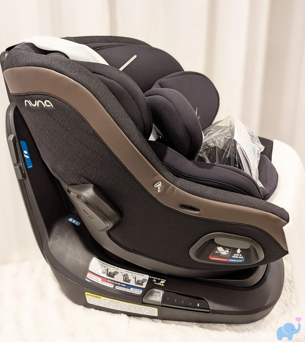 nuna revv maxx unboxed side view