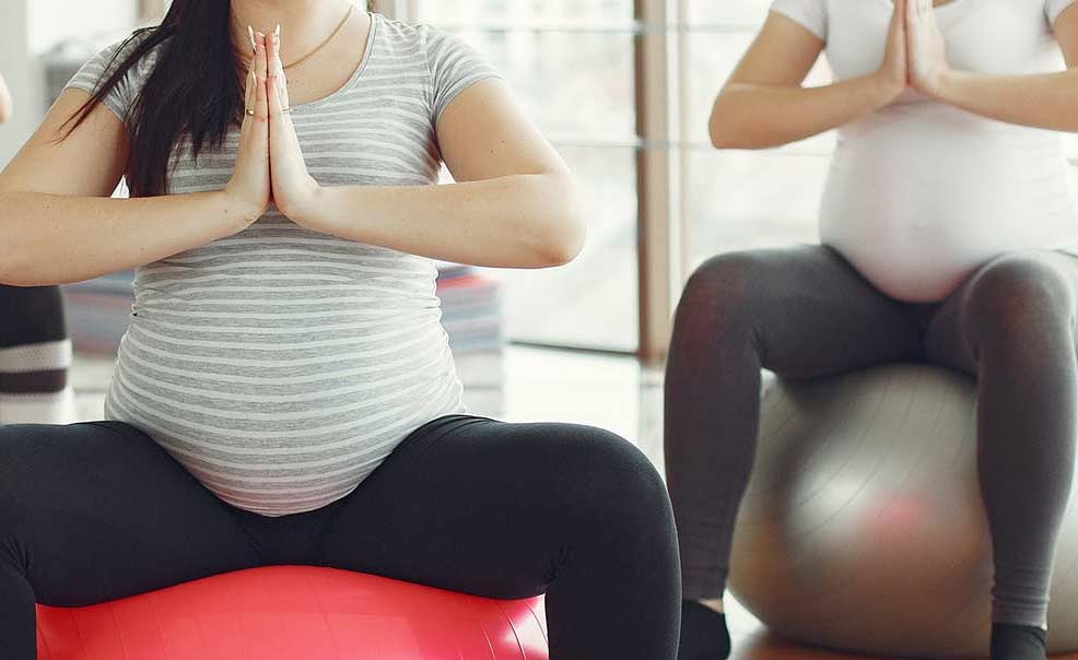 warming up during pregnancy light exercise