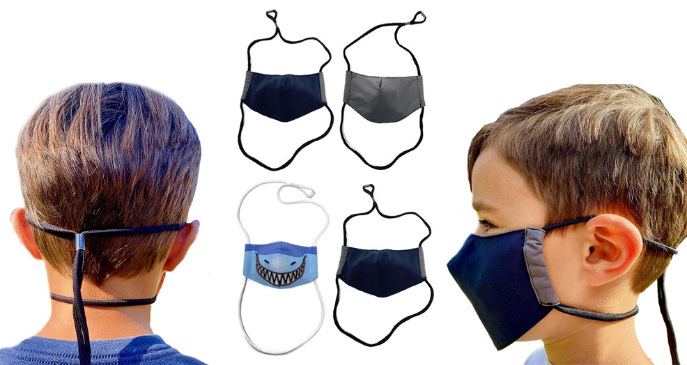 best kids face masks tie-behind