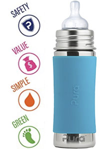 stainless steel feeding bottle