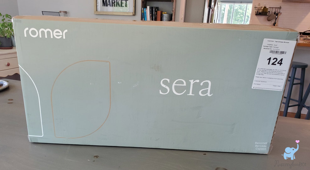 romer sera bassinet unboxing