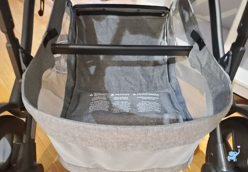 romer tura stroller storage basket