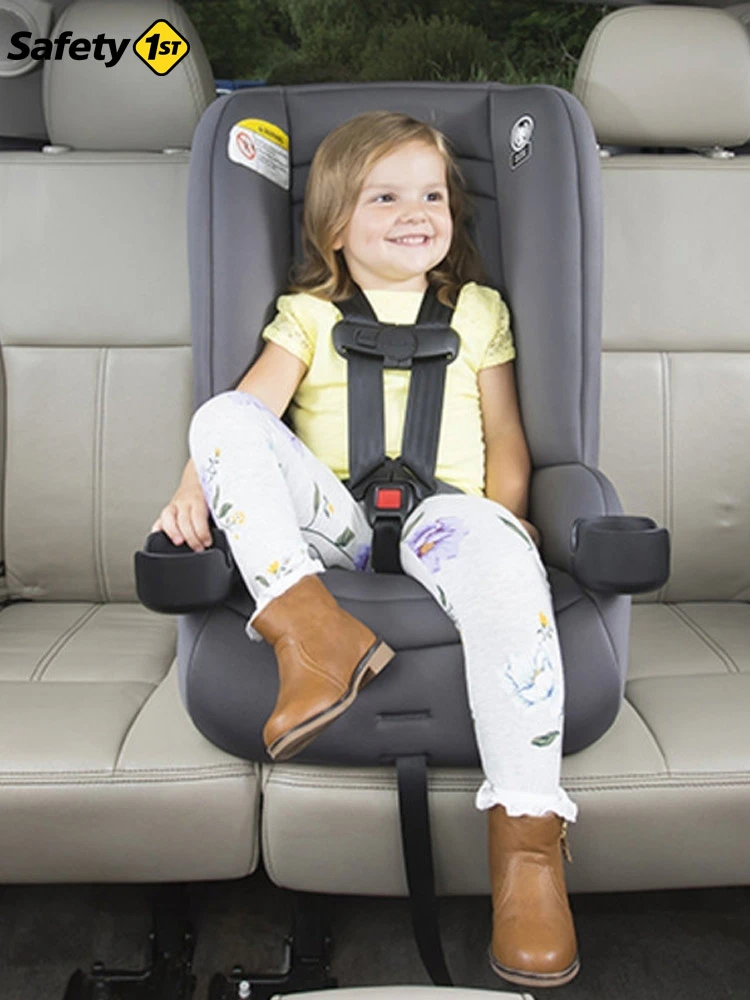 Safety 1st Jive convertible car seat with toddler sitting inside