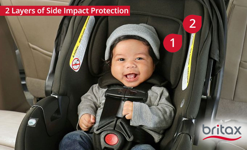 infant car seat side impact protection
