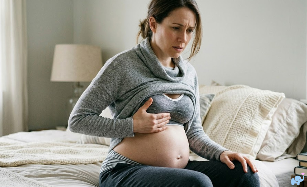 pregnancy soreness tenderness breasts boobs