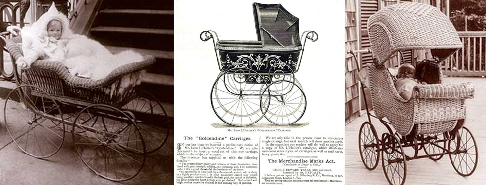 1890s baby strollers carriages prams