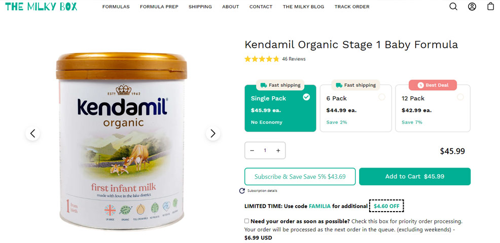 comparing baby formula prices