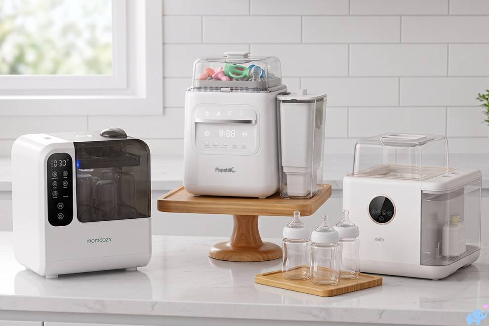 Compared: Papablic SafeguardPlus vs Eufy S1 Pro vs Momcozy D8 Baby Bottle Washers