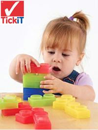 best sensory toys tickit kids silishapes soft bricks