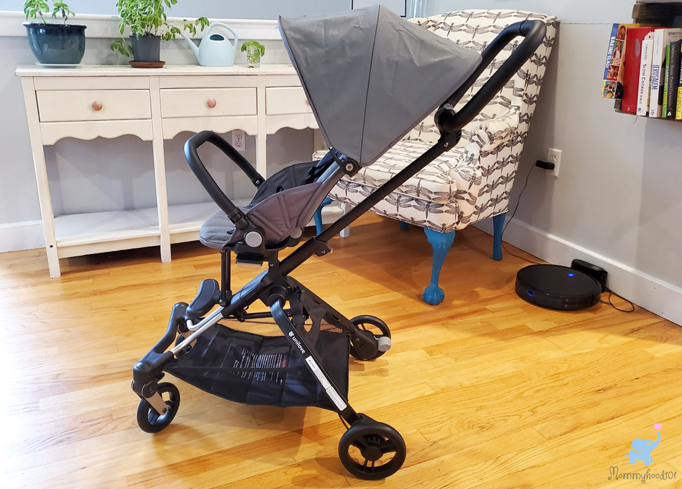 unilove stroller in forward facing position