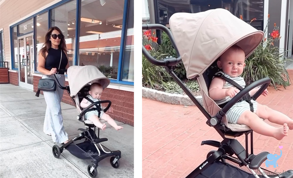 unilove on the go stroller outdoor testing